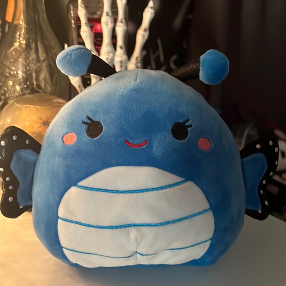 Squishmallows Clip-on Waverly The Butterfly – 8,9 Cm, Superweich, Aus Polyester, Zum Anhängen